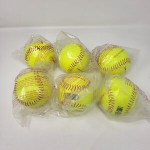 PowerNet‎ Flexi-Soft Softballs 6, 11-Inch Padded Balls Portable Softball Pitch
